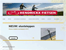 Tablet Screenshot of fietsenhendrickx.be